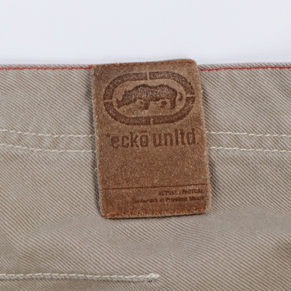 Ecko Unltd Denim Foundry Complex Spell Out Shorts - Picture 6 of 9